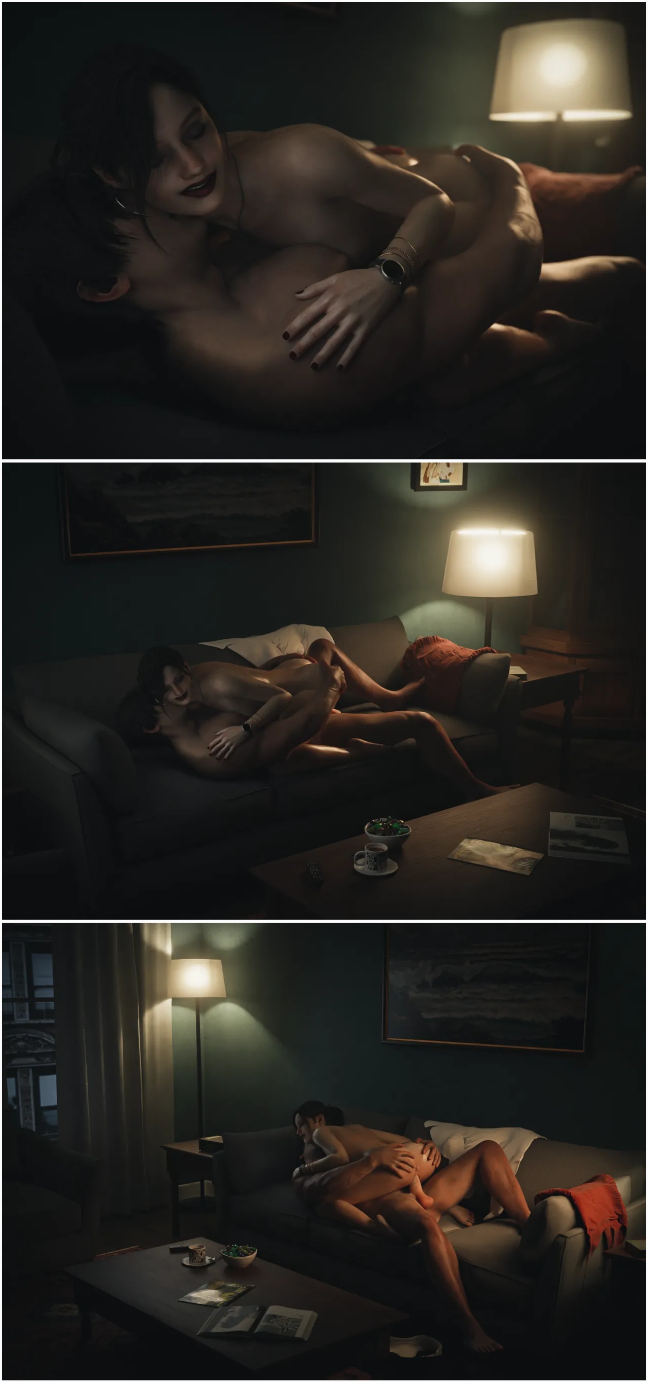 Her Dress: Claire Redfield x Leon S. Kennedy Porn Comics english 20