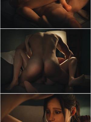 Her Dress: Claire Redfield x Leon S. Kennedy Porn Comics english 21