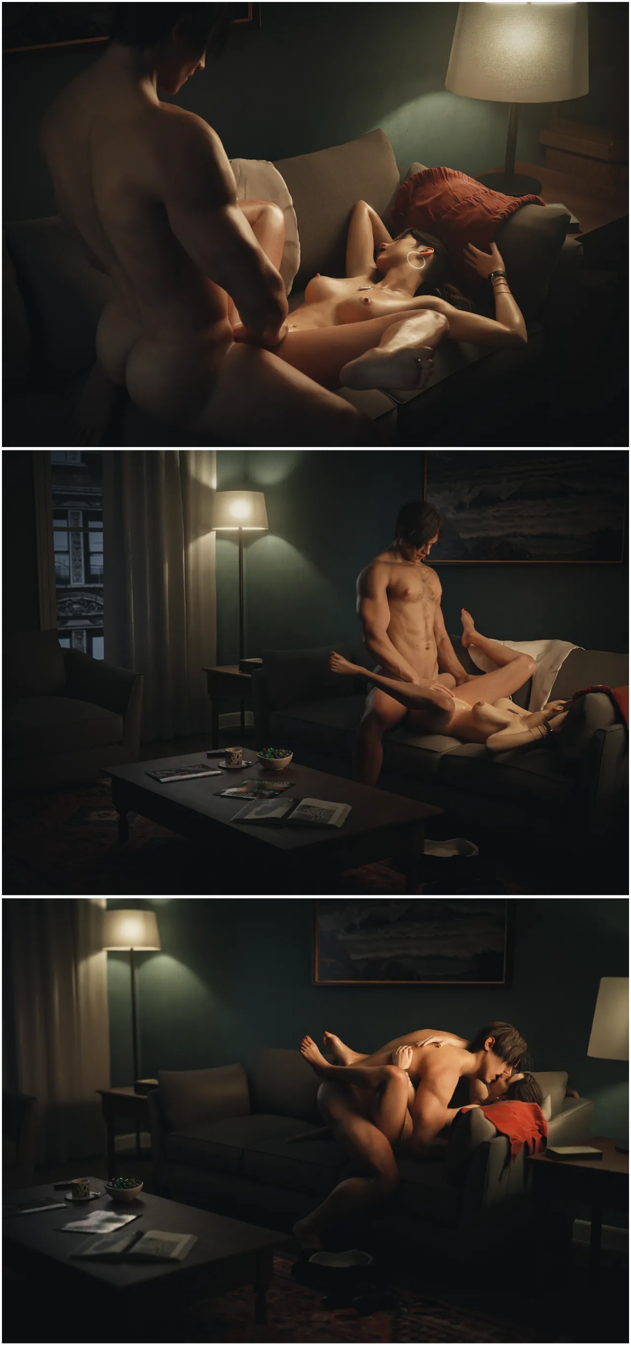 Her Dress: Claire Redfield x Leon S. Kennedy Porn Comics english 23