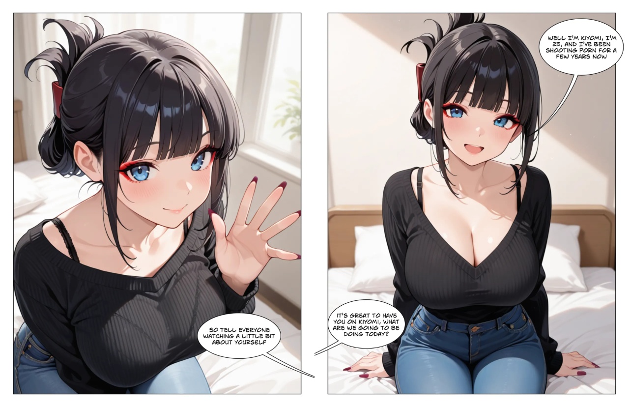 Kiyomi Shoots a Gangbang! Porn Comics english 02