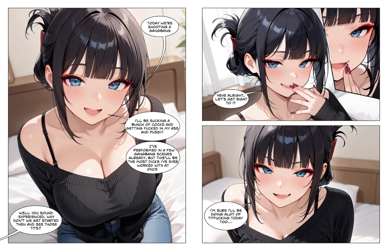 Kiyomi Shoots a Gangbang! Porn Comics english 03