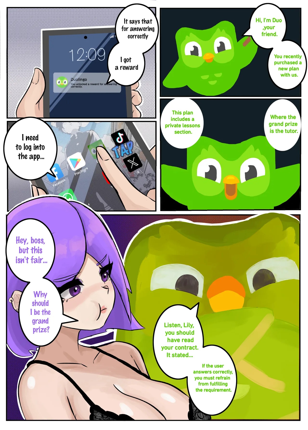 Lessons With Lily  Porn Comics english 12