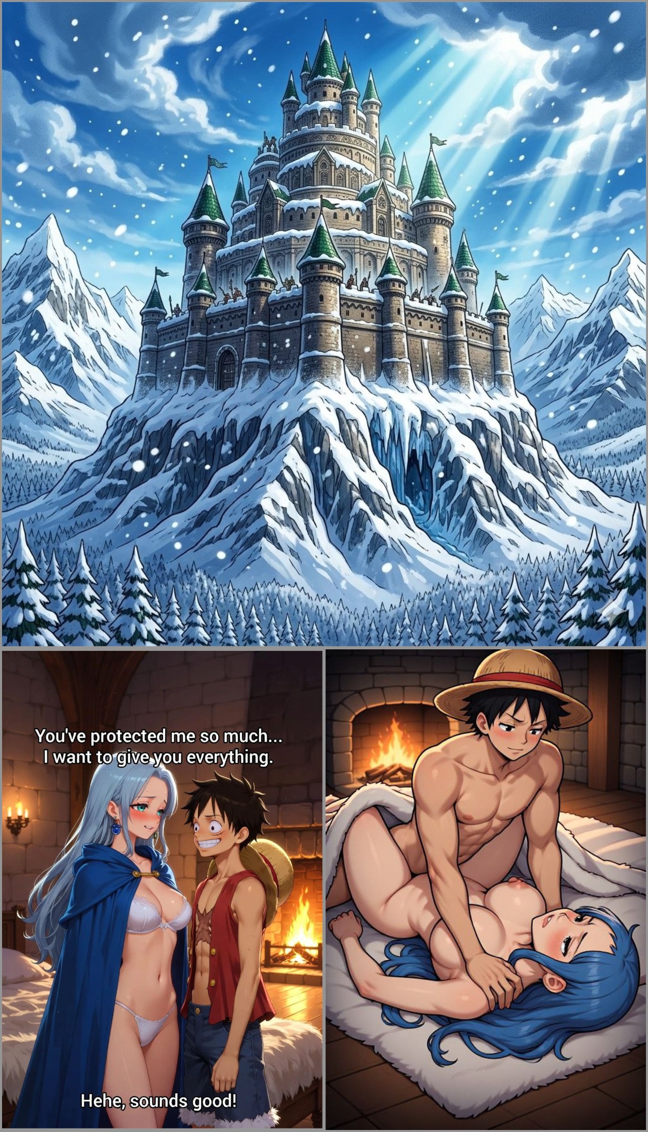 Luffy Become a Heram King Part 4 Porn Comics english 02