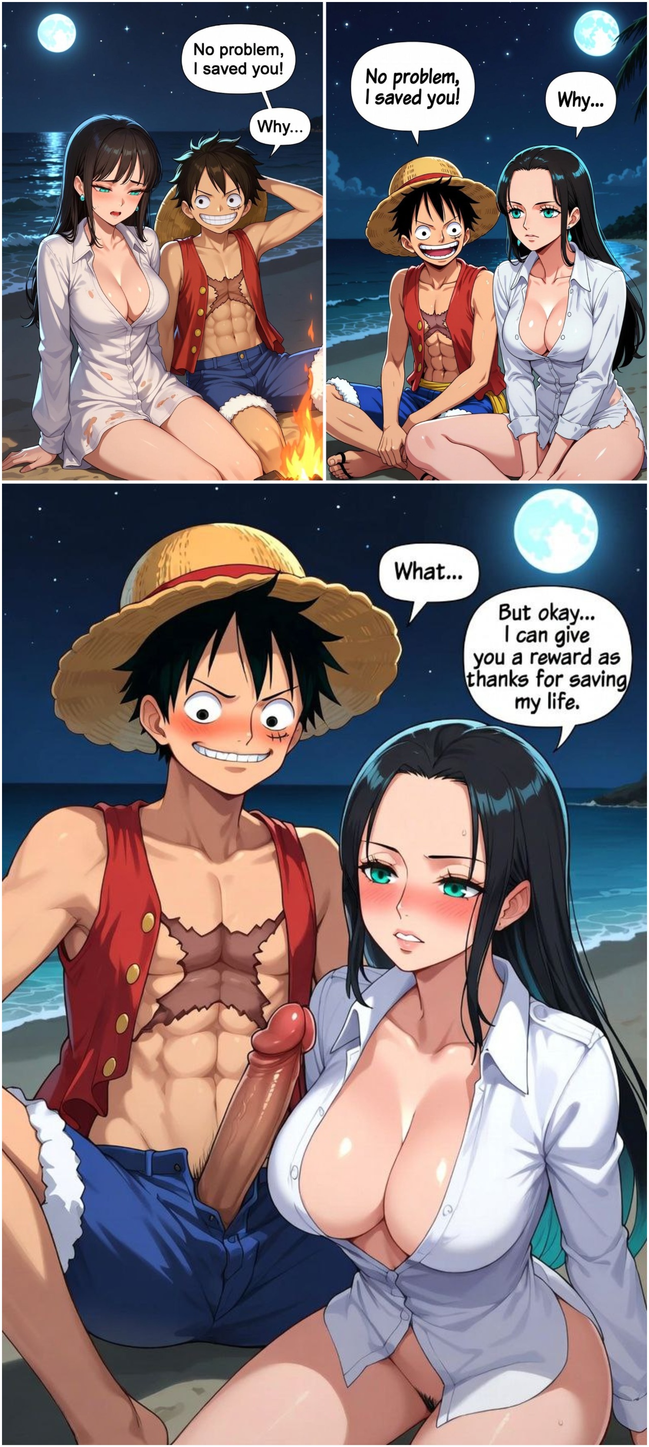 Luffy Become a Heram King Part 6 Porn Comics english 02