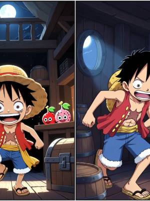 Luffy Become a Heram King Porn Comics english 03