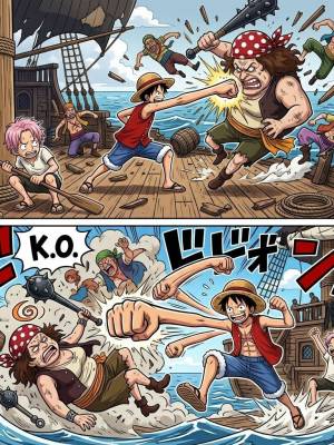 Luffy Become a Heram King Porn Comics english 08