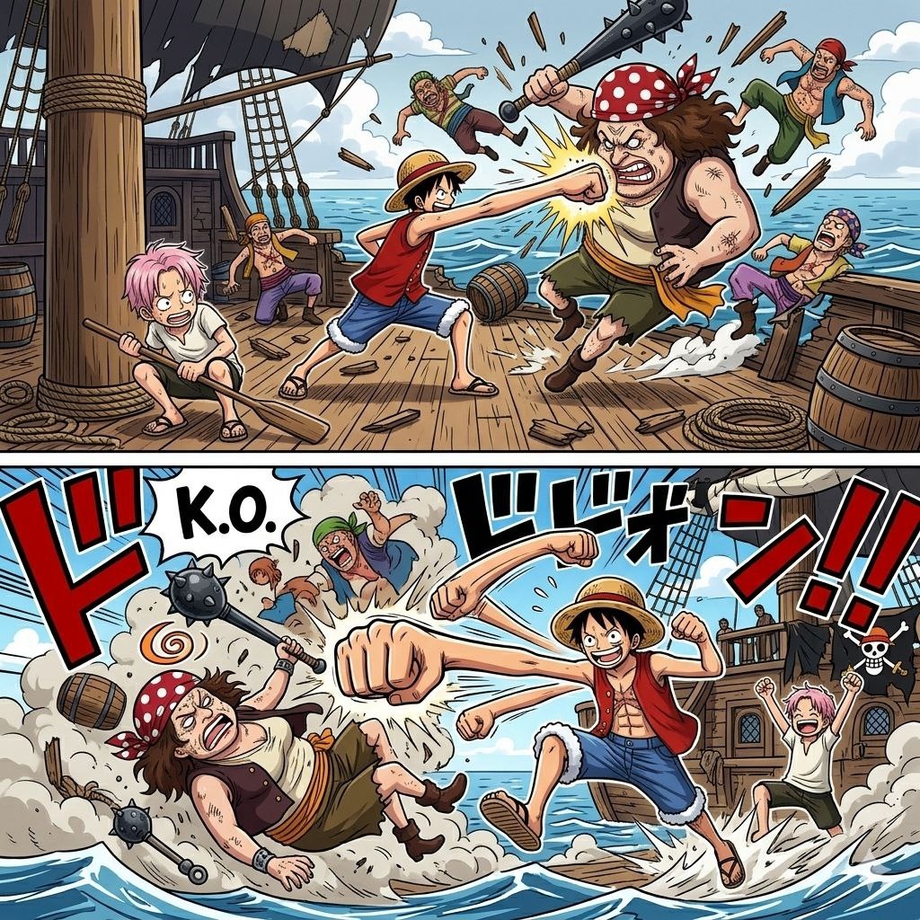 Luffy Become a Heram King Porn Comics english 08