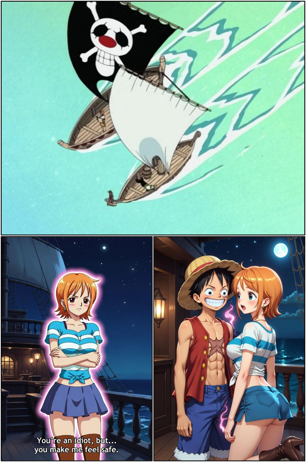 Luffy Become a Heram King Porn Comics english 17