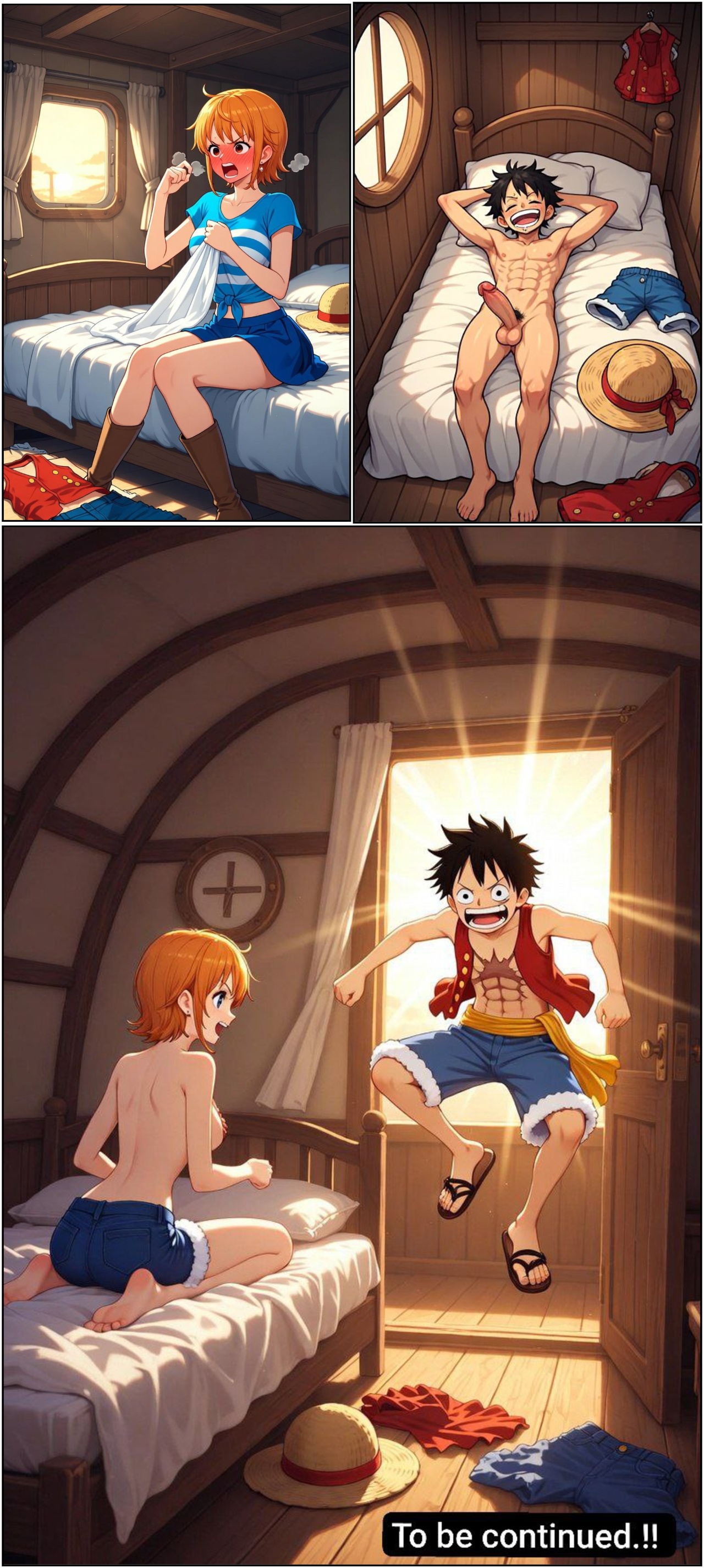 Luffy Become a Heram King Porn Comics english 34