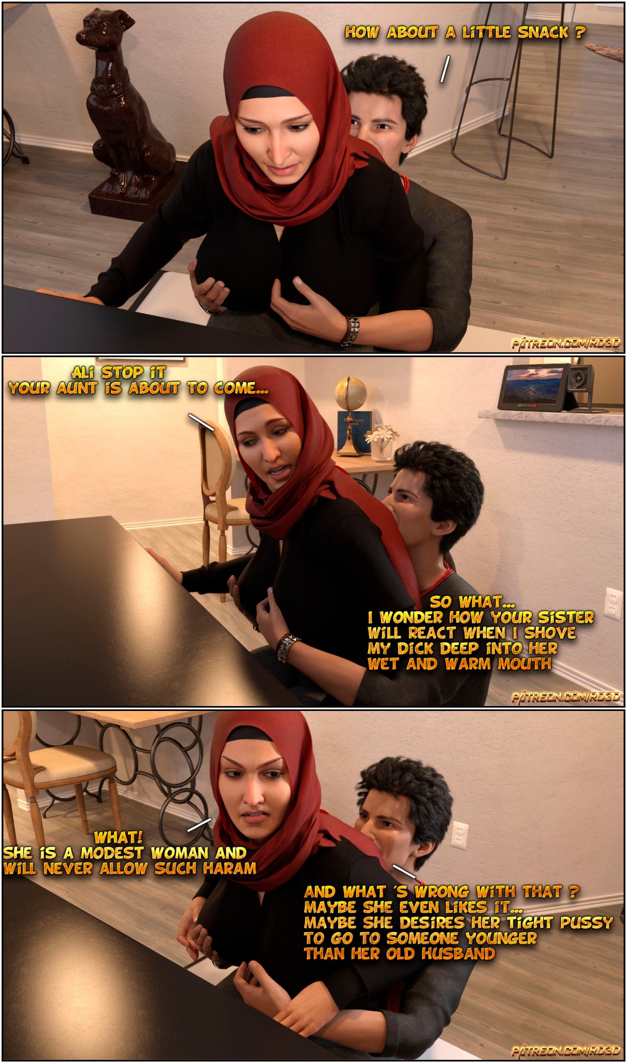 Lust Predators Part 2: Hijab Amatures Porn Comics english 03