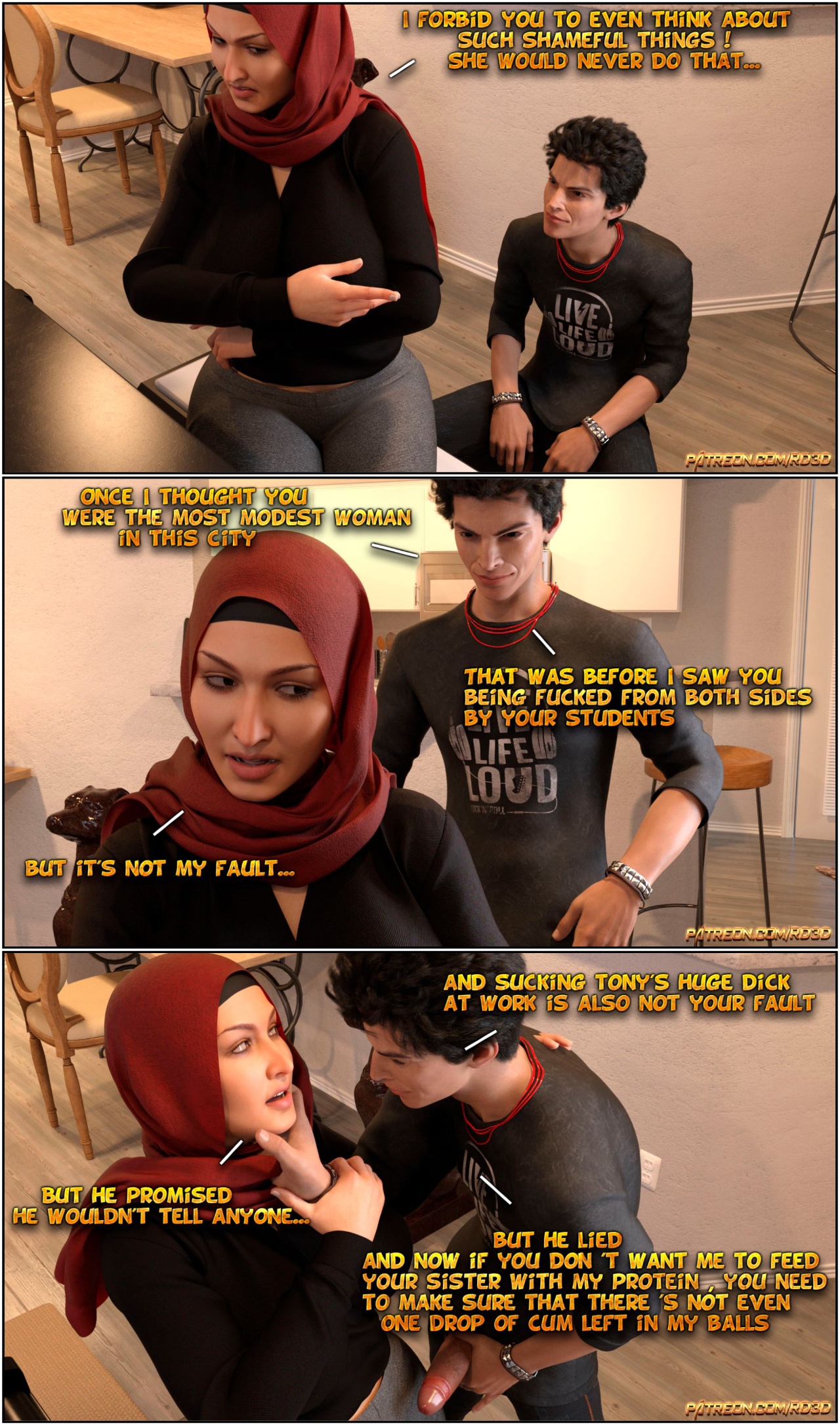Lust Predators Part 2: Hijab Amatures Porn Comics english 04