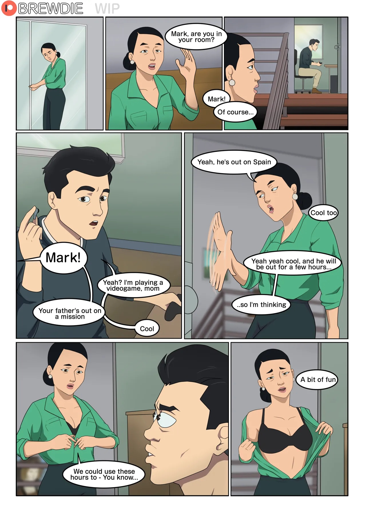 Mark x Debbie By Brewdie Porn Comics english 02