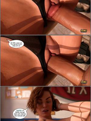 Mom On The Phone Porn Comics english 14