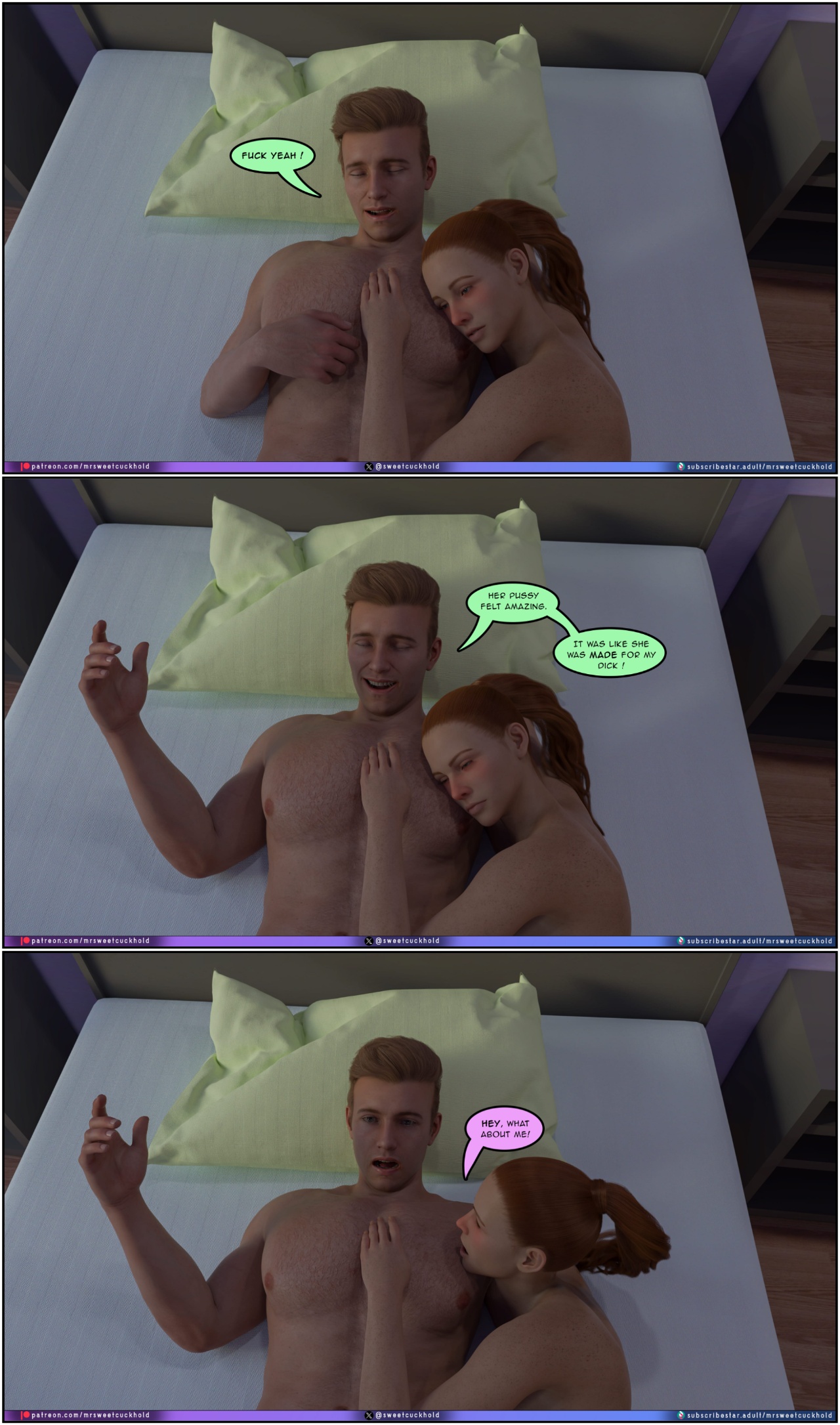 Much Bigger Than My Boyfriend Part 11: College Days Porn Comics english 03