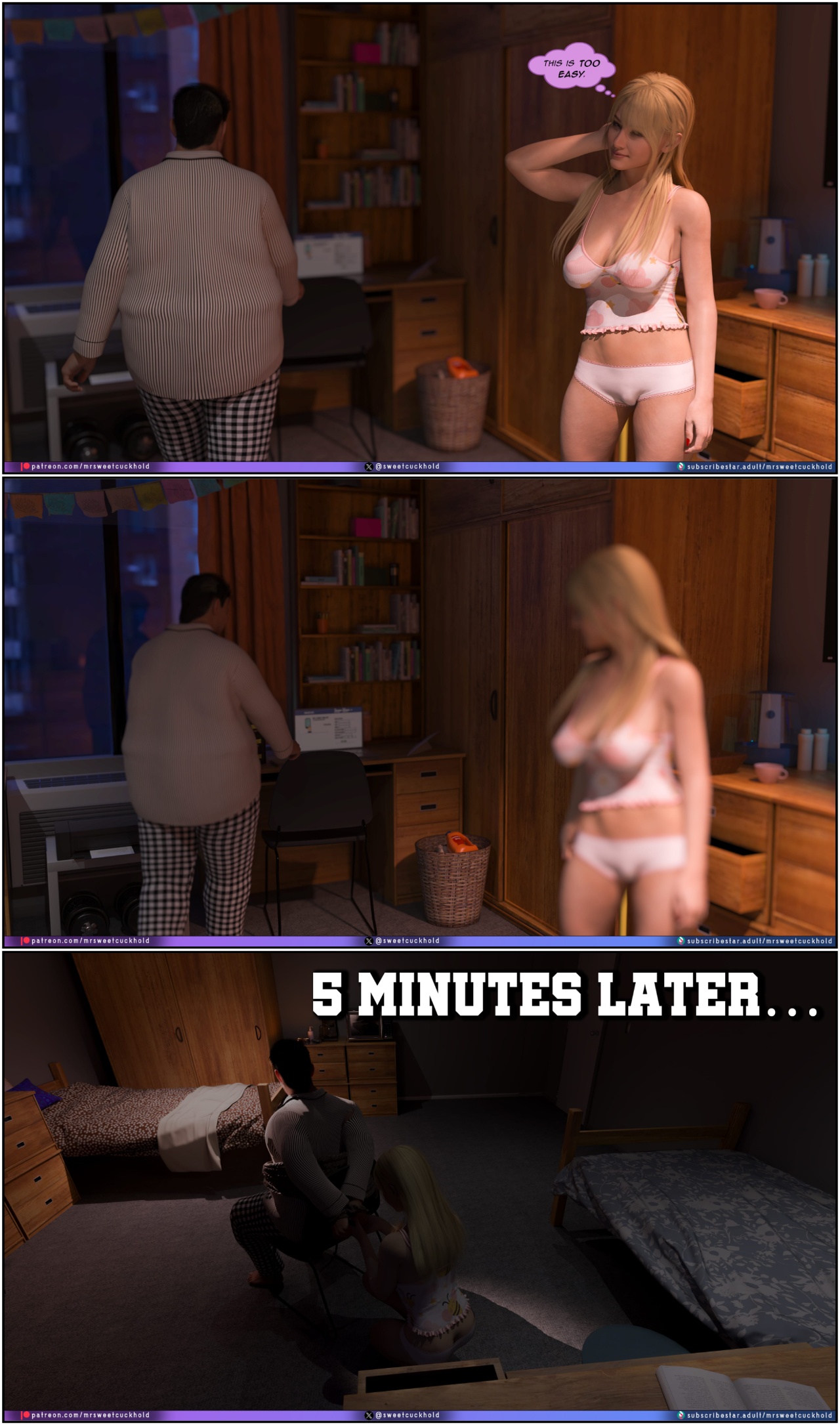 Much Bigger Than My Boyfriend Part 11: College Days Porn Comics english 25