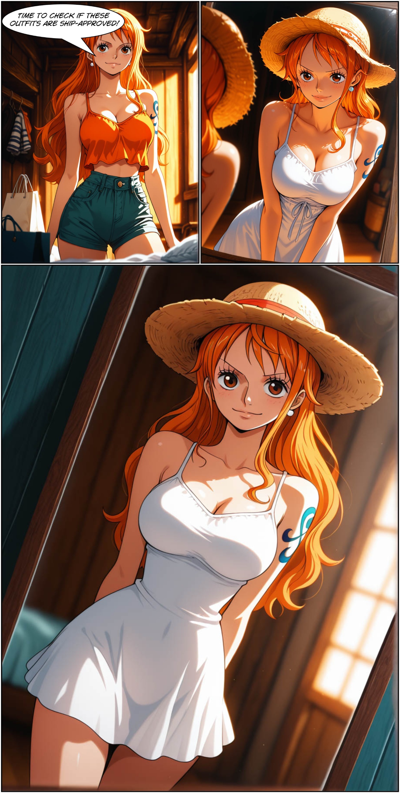 Nami Sunday Shopping Porn Comics english 03