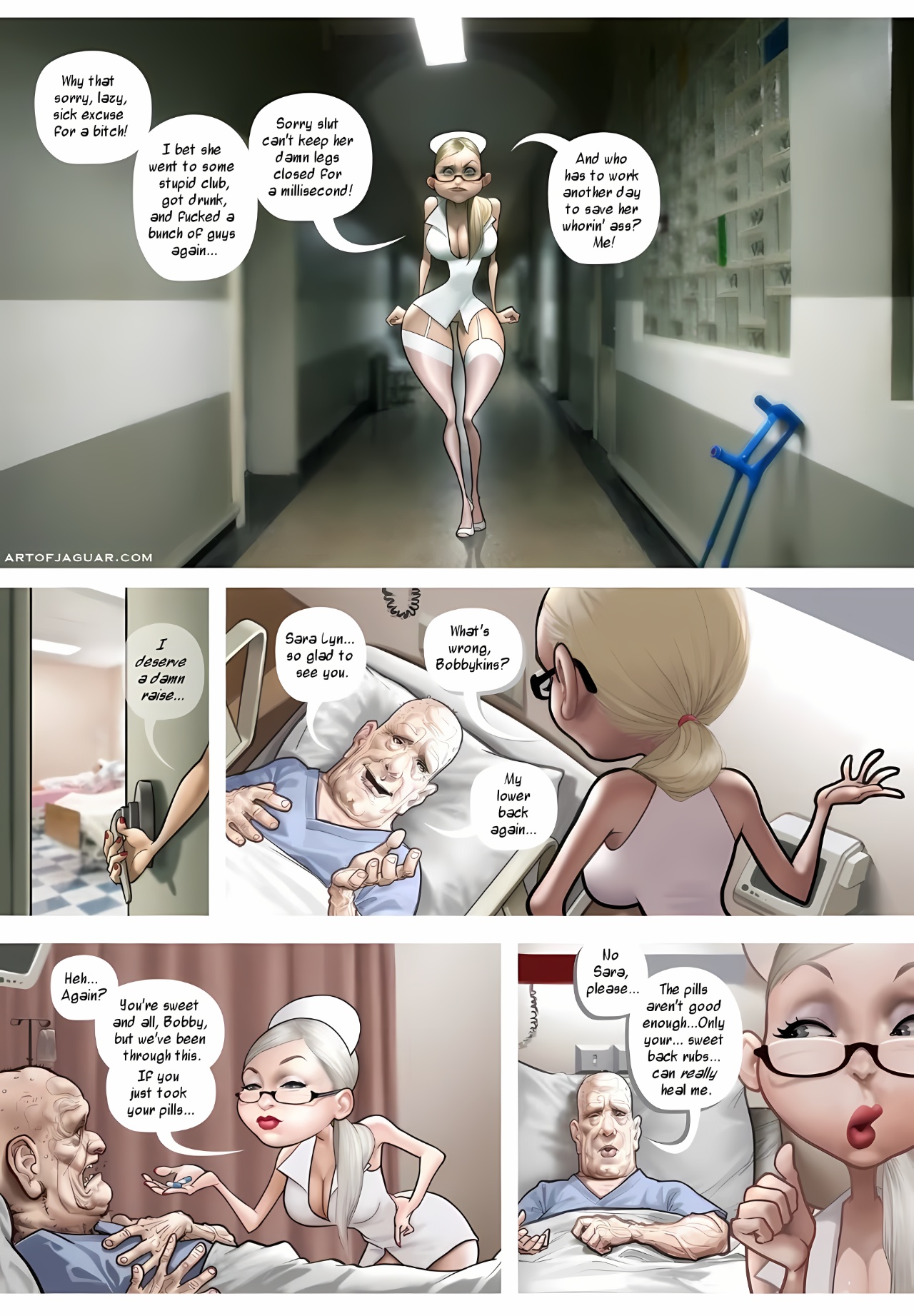 Night Nurse by ArtOfJaguar Porn Comics english 02