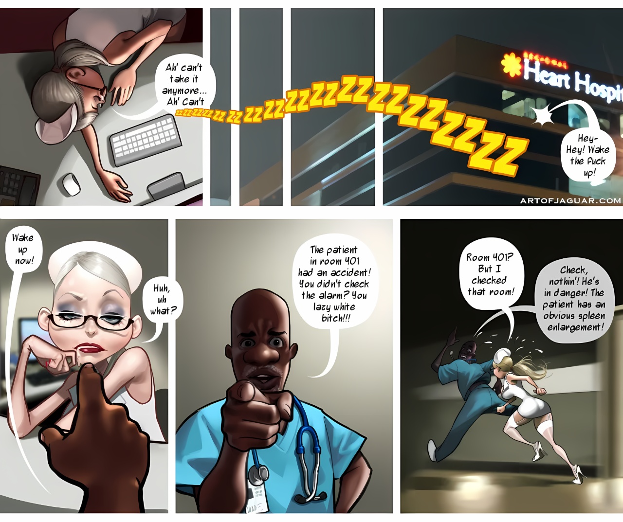 Night Nurse by ArtOfJaguar Porn Comics english 05
