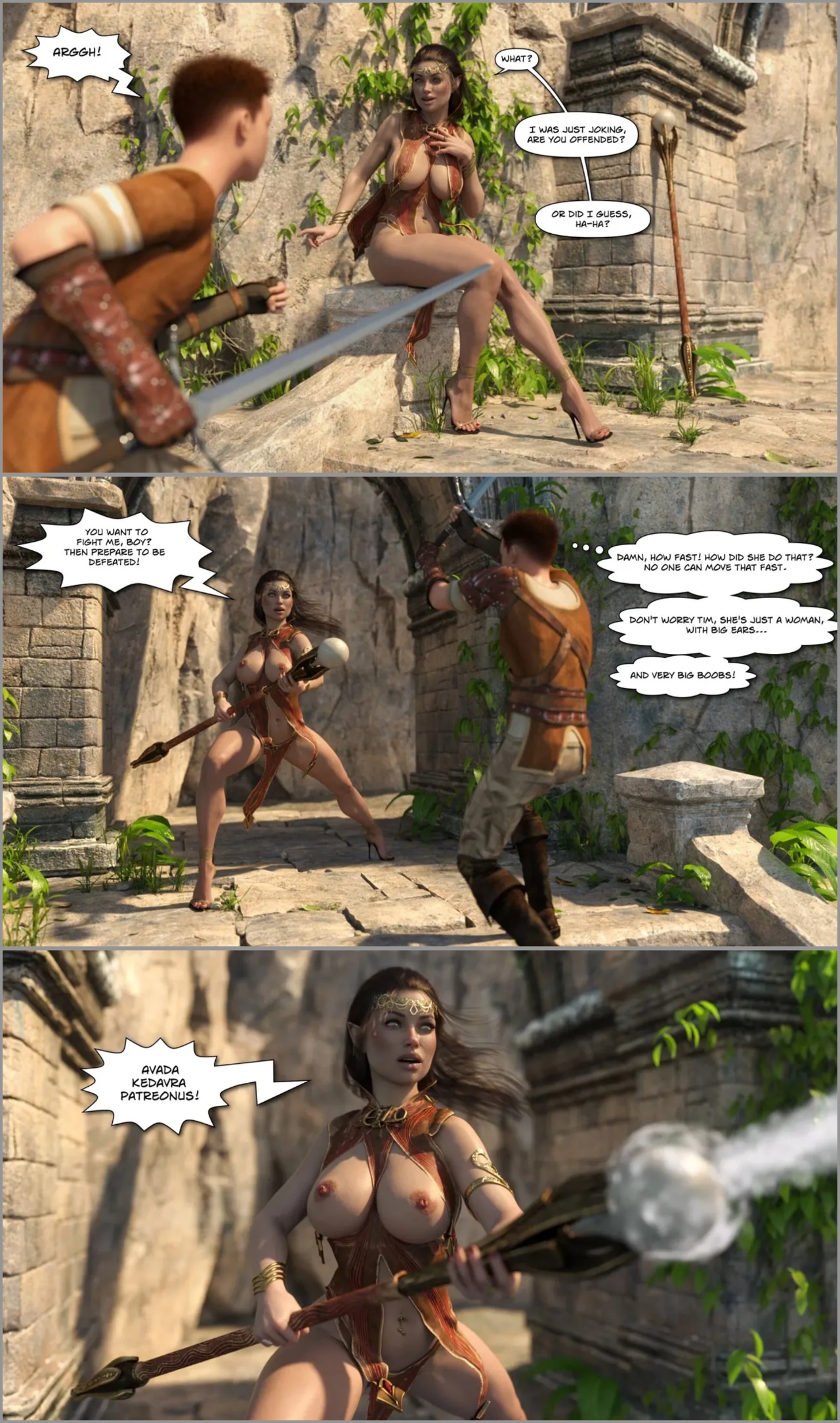 Nude Zone By Lexx228 Part 2 Porn Comics english 04