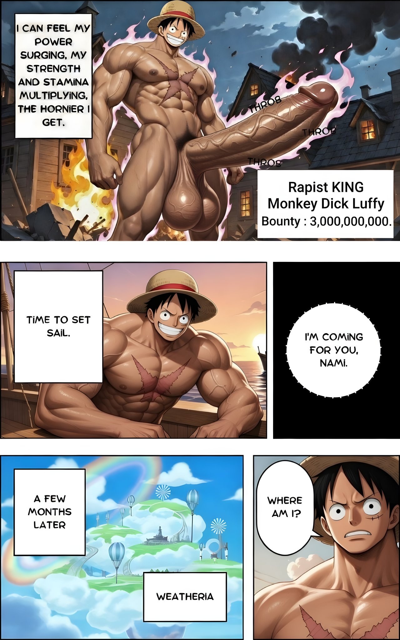 One Piece: KING PIECE Porn Comics english 04