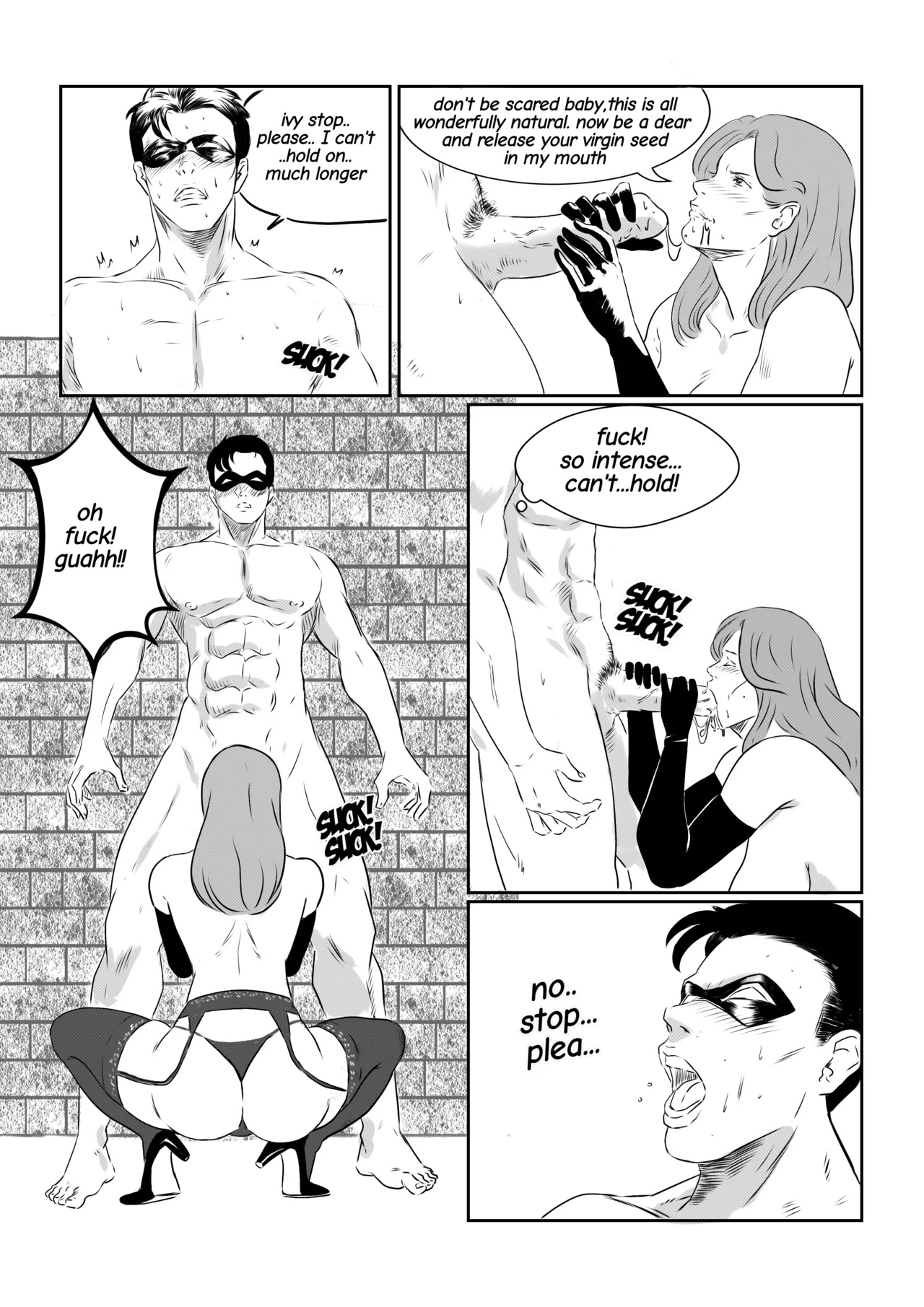Poison Ivy & Robin: Elicitation Of His Intimate Seed Porn Comics english 08