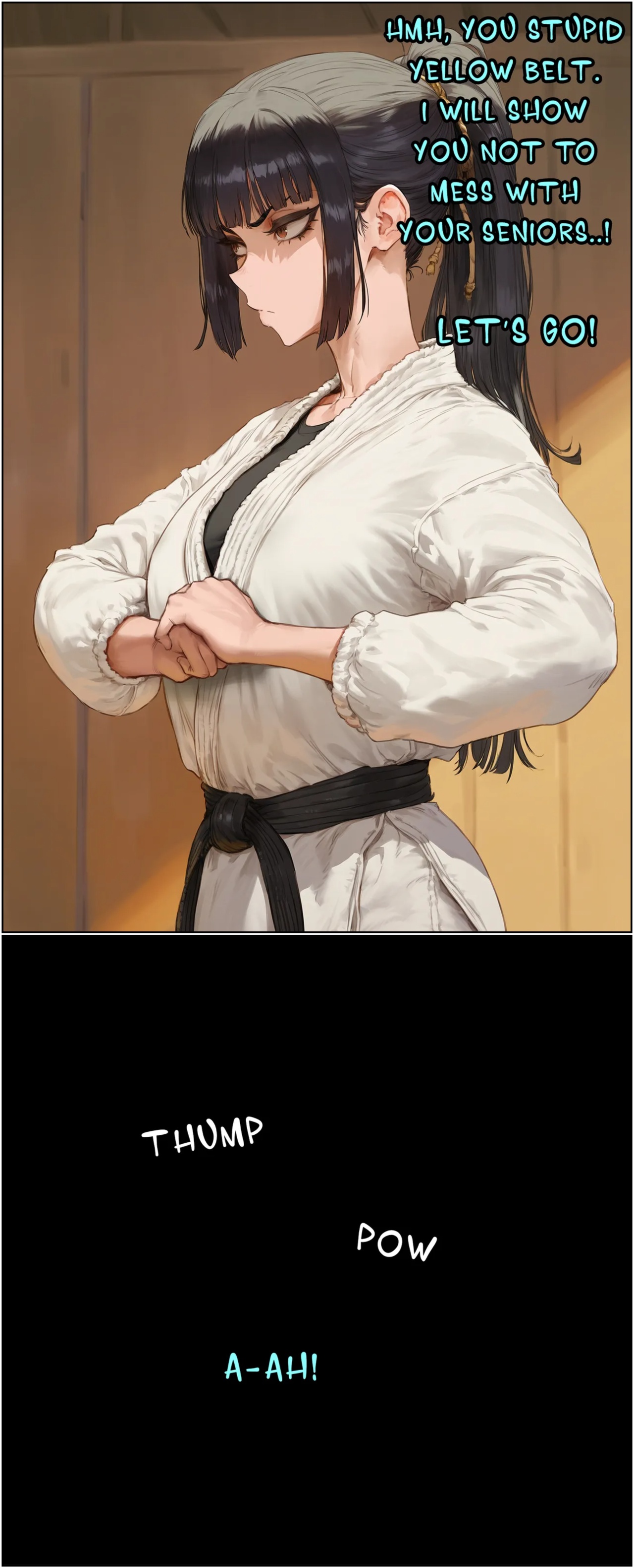 Rin & Yuto Make a Bet With a Newbie Martial Artist Porn Comics english 02