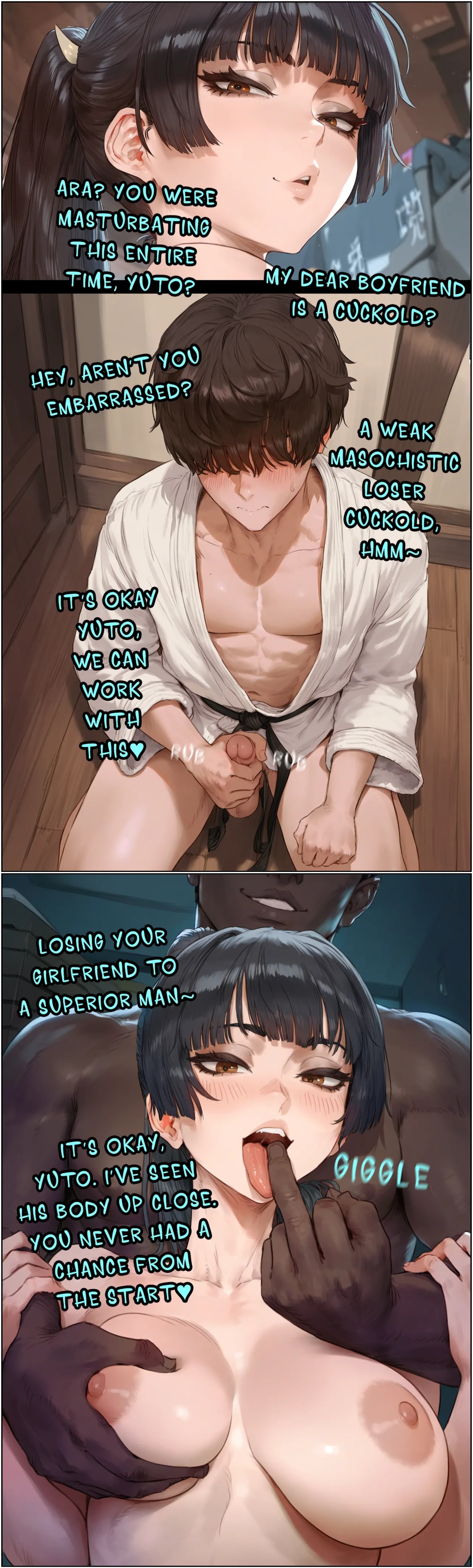 Rin & Yuto Make a Bet With a Newbie Martial Artist Porn Comics english 20