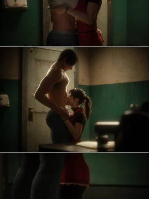 Safe Room Is a Love Room: Claire Redfield Porn Comics english 06