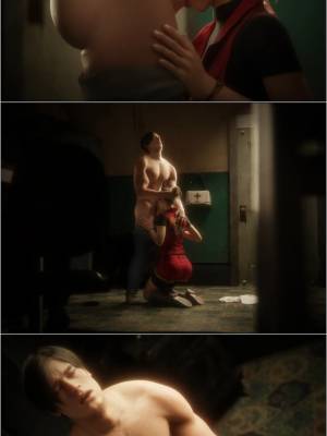Safe Room Is a Love Room: Claire Redfield Porn Comics english 12