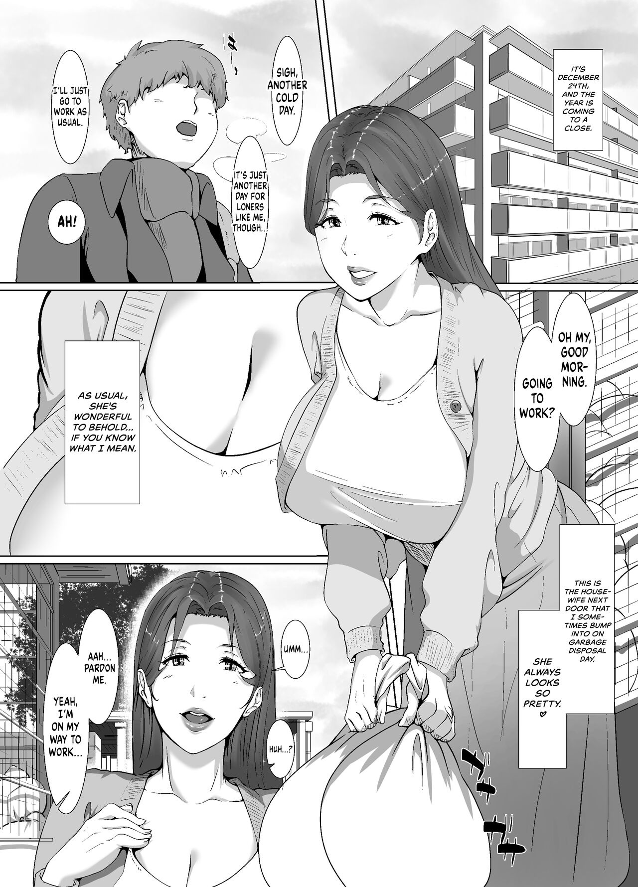 Spending Christmas Eve With The Housewife Next Door Porn Comics english 04