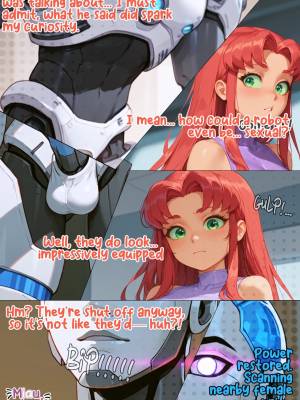 Starfire In Lust Titans Go! Porn Comics english 04