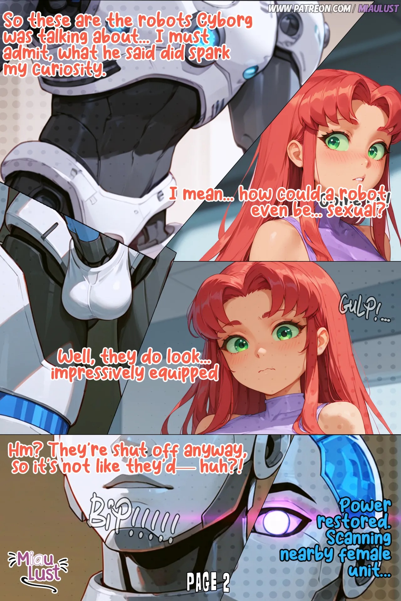 Starfire In Lust Titans Go! Porn Comics english 04