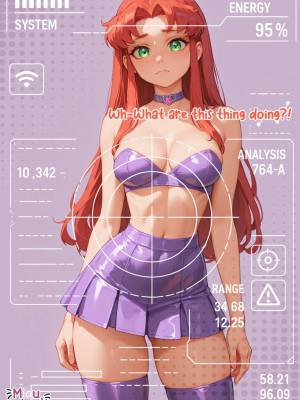 Starfire In Lust Titans Go! Porn Comics english 05