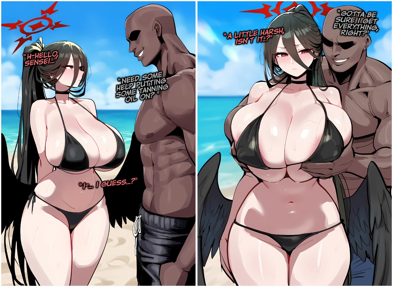 Substitute Sensei 3: Beach Trip Porn Comics english 03