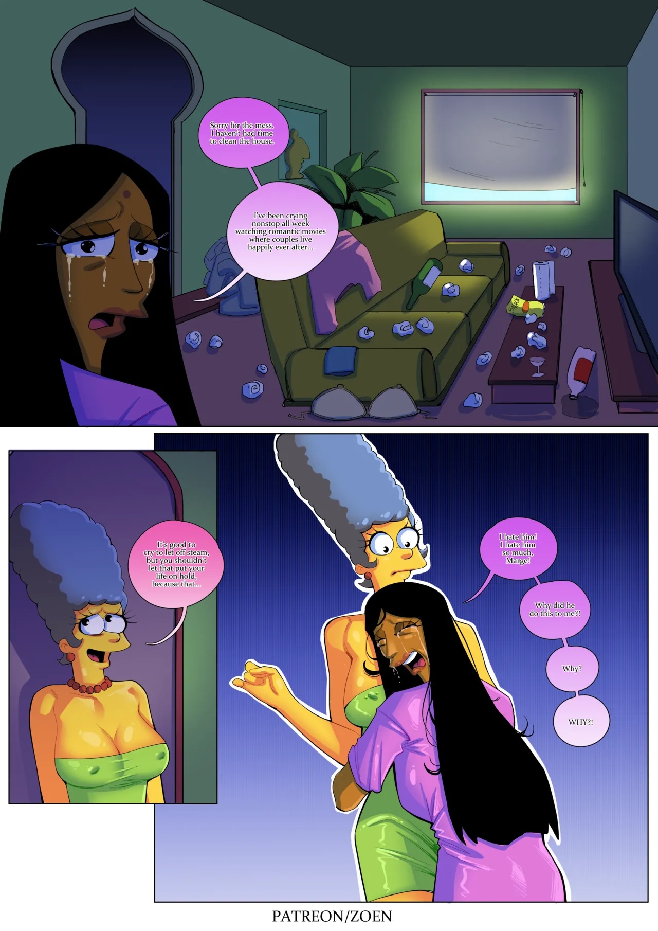 The Simpsons "Manjula's Deal" Porn Comics english 10