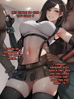 Tifa Lockhart Shows Her Childhood Friend What a Real Man Looks Like Porn Comics english 02