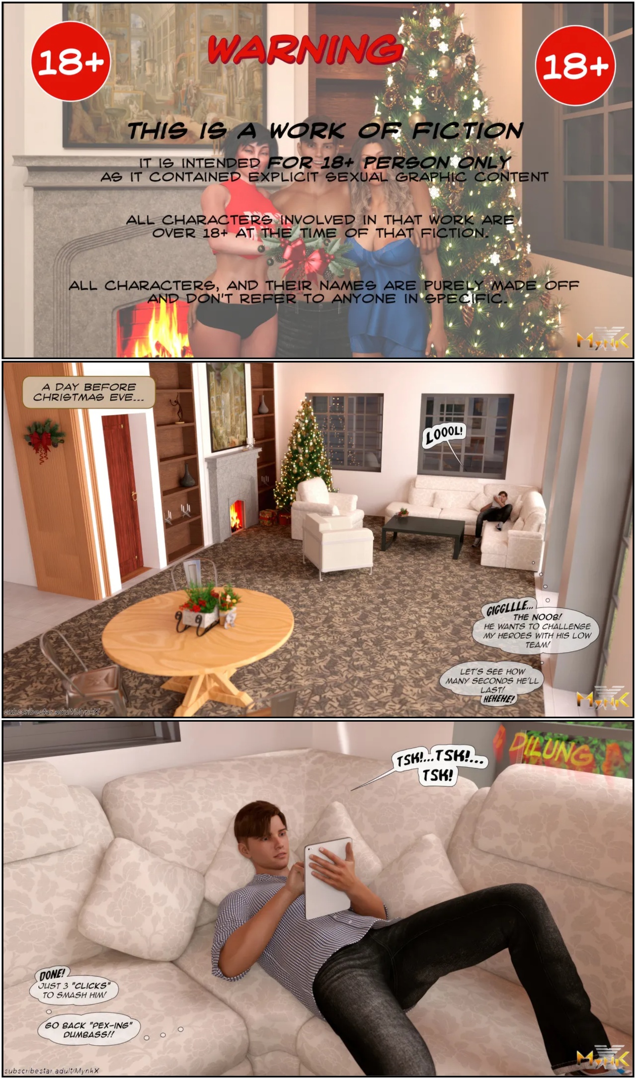 Under a Christmas Spring Porn Comics english 02