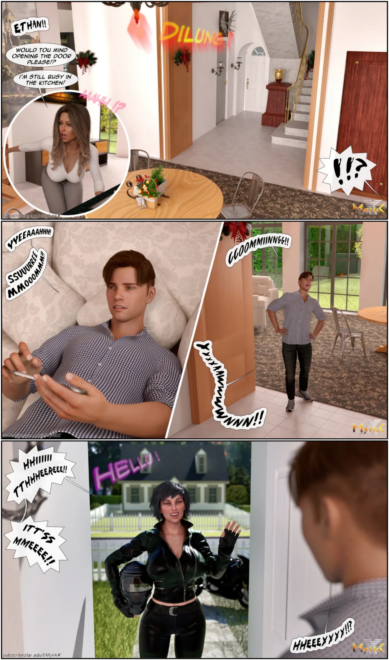 Under a Christmas Spring Porn Comics english 03