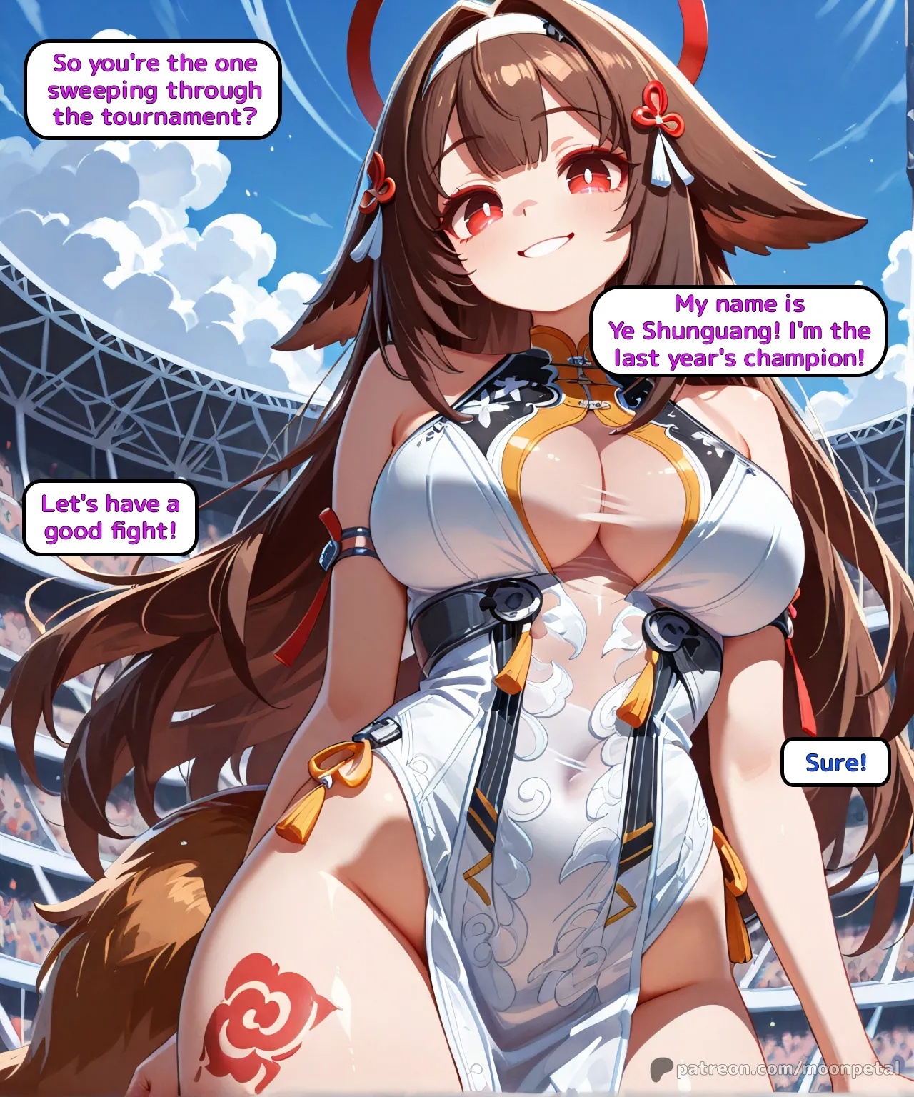 Wanna Make a Bet? Part 17: Ye Shunguang Porn Comics english 02