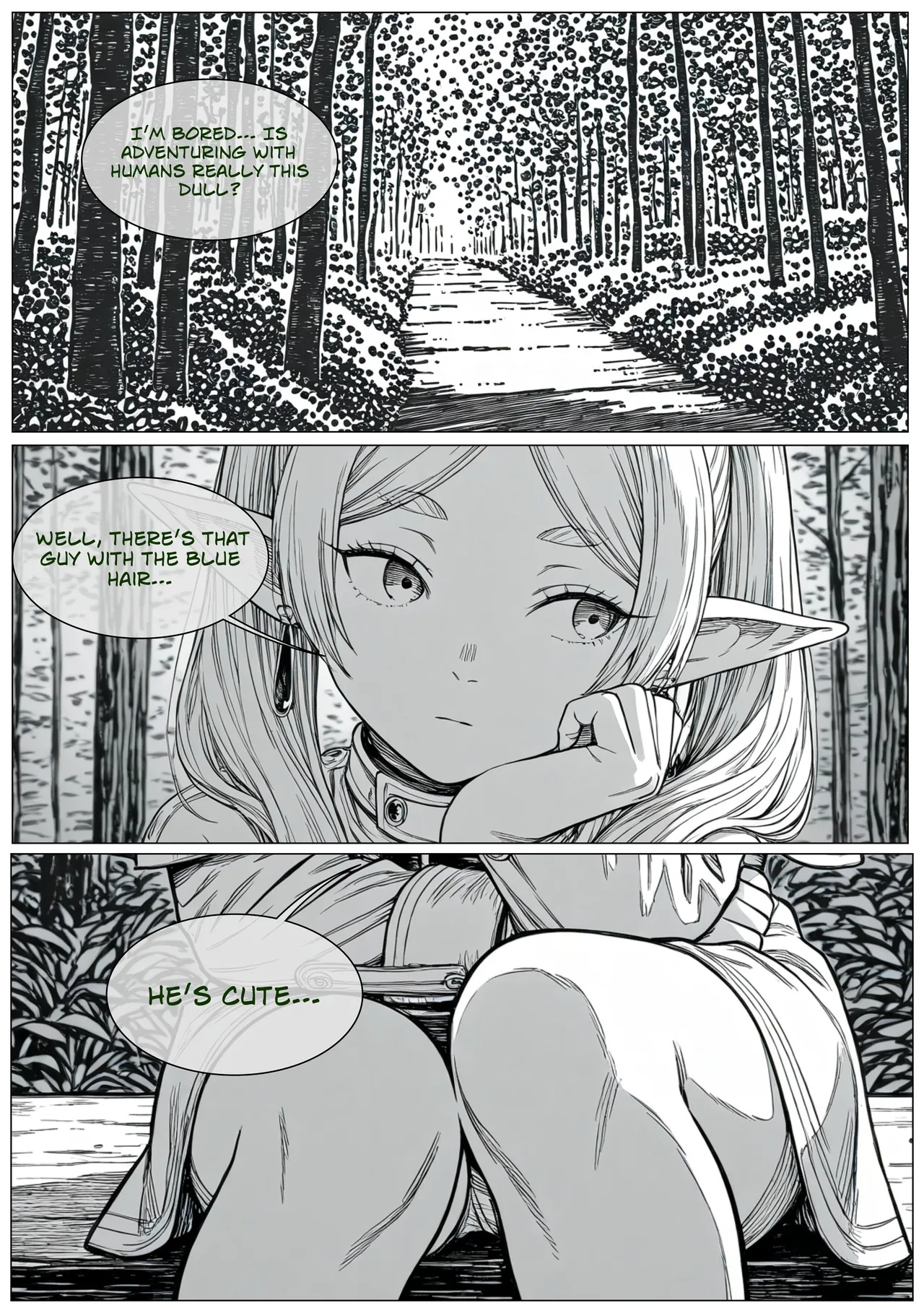 When The Elf Get Wet Porn Comics english 03