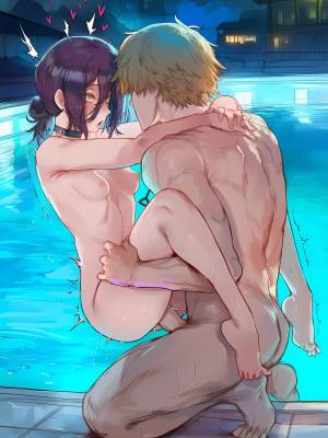 AI Generated: Denji x Reze Porn Comics english 12