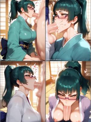 AI Generated: Maki Zenin By Belliora Porn Comics english 09