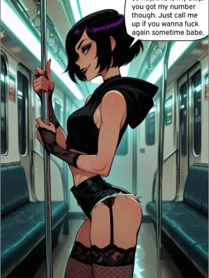 Goth Girl On Subway Wants a Fuck Porn Comics english 10