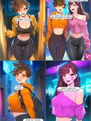 Trauer Dva Threesome Porn Comics english 02