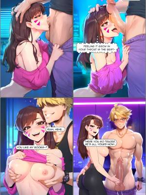 Trauer Dva Threesome Porn Comics english 05