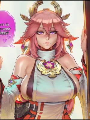 Aether x Yae Miko x Monna