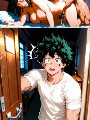 Deku's Mommy And Mentor Dilemma! Porn Comics english 05