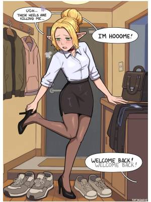 Office Elf Wife Porn Comics english 02