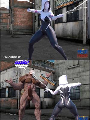 Spider-Gwen X Rhino Part 2 Porn Comics english 04
