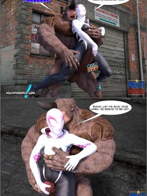 Spider-Gwen X Rhino Part 2 Porn Comics english 08